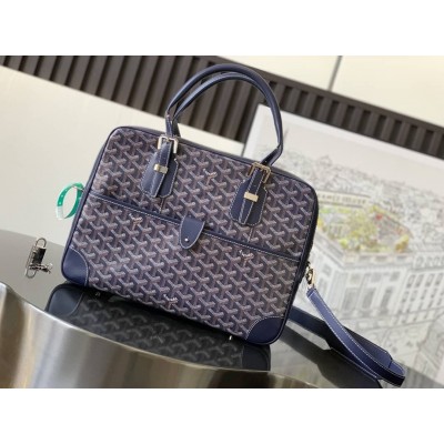 Goyard Ambassade PM Document Case Navy Blue GOBS3020