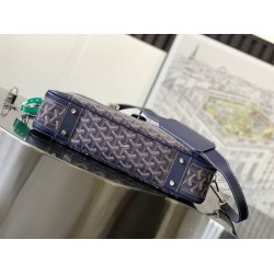 Goyard Ambassade PM Document Case Navy Blue GOBS3020