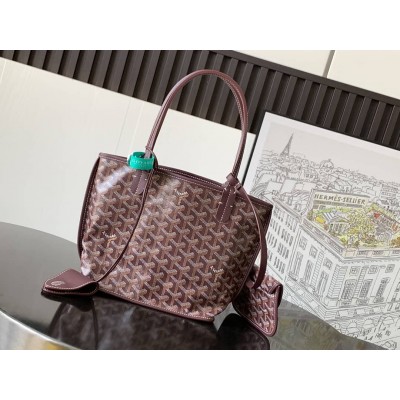 Goyard Anjou Mini Bag Burgundy GOBS3173