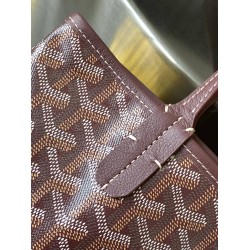 Goyard Anjou Mini Bag Burgundy GOBS3173