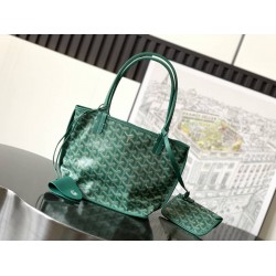 Goyard Anjou Mini Bag French Bulldog Green GOBS3176