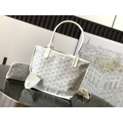 Goyard Anjou Mini Bag French Bulldog White GOBS3179