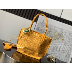 Goyard Anjou Mini Bag French Bulldog Yellow GOBS3180