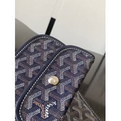 Goyard Anjou Mini Bag Navy Blue GOBS3184