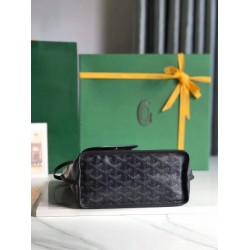 Goyard Anjou Mini Limited Edition Three-Color Y-Shaped Letters Painted Black GOBS3189