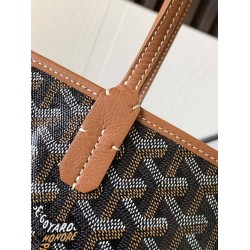 Goyard Artois MM Bag Black & Tan GOBS3325