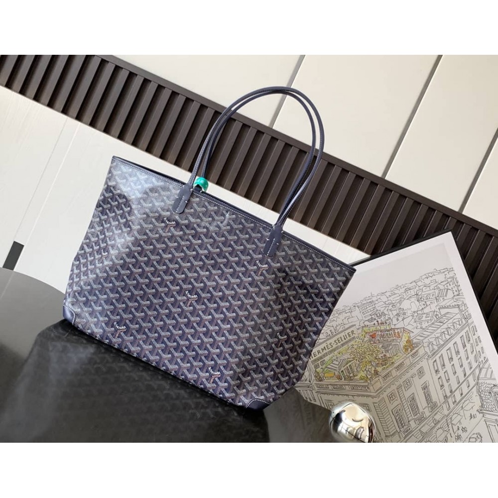 Goyard Artois MM Bag Navy Blue GOBS3328