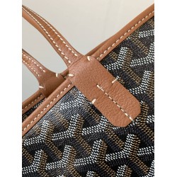 Goyard Artois PM Bag Black & Tan GOBS3333