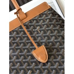 Goyard Bellechasse Biaude PM Bag Black & Tan GOBS3344