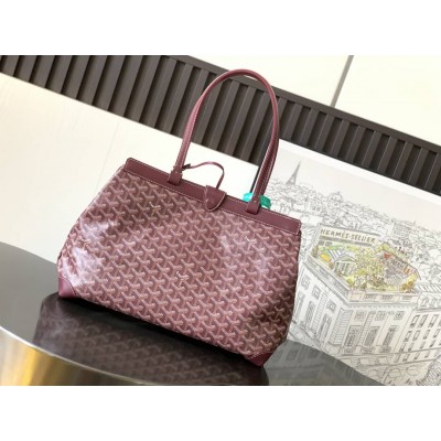 Goyard Bellechasse Biaude PM Bag Burgundy GOBS3345