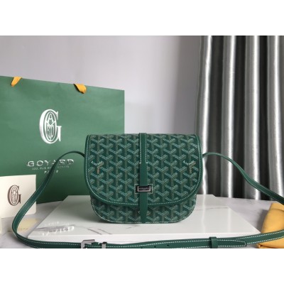 Goyard Belvedere PM Bag Green GOBS3075