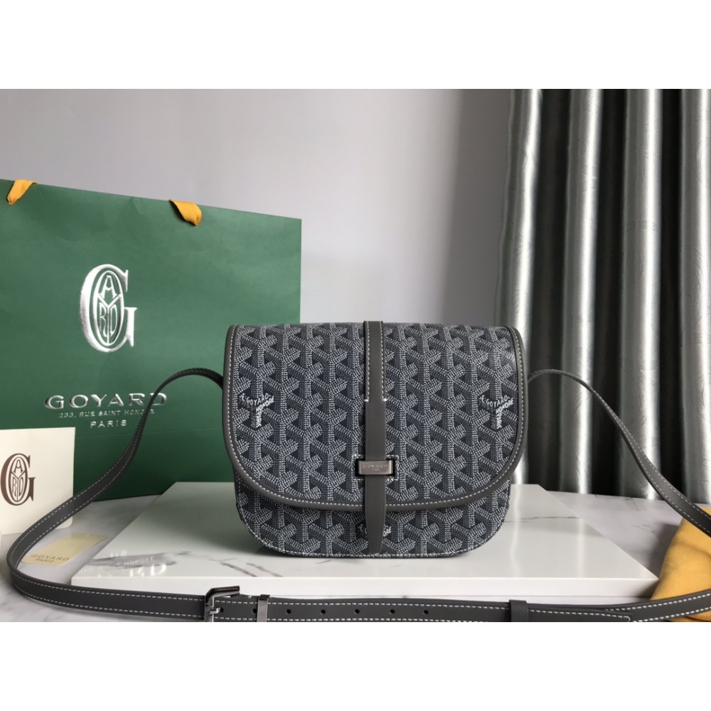 Goyard Belvedere PM Bag Grey GOBS3076