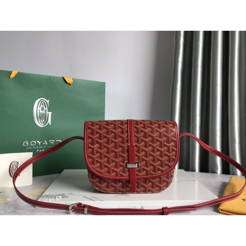 Goyard Belvedere PM Bag Red GOBS3081