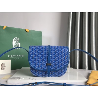 Goyard Belvedere PM Bag Sky Blue GOBS3082