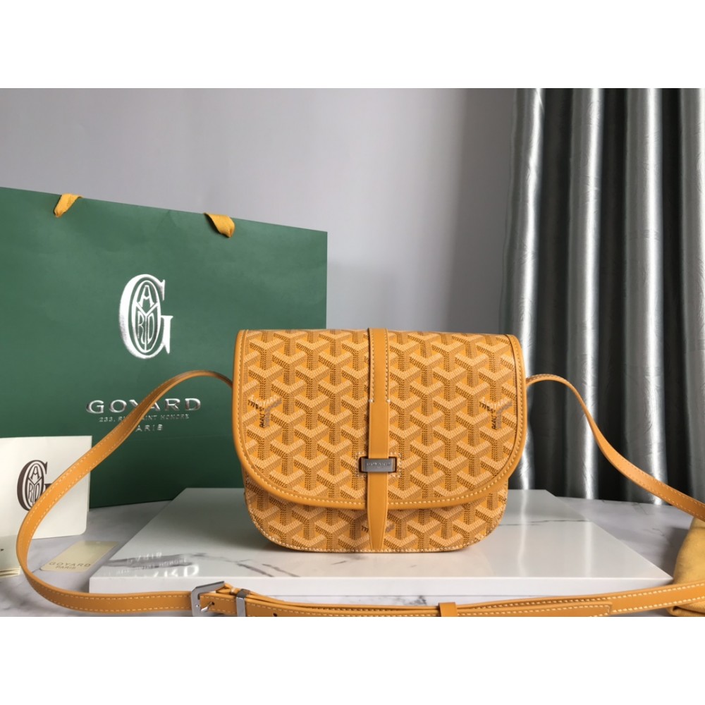 Goyard Belvedere PM Bag Yellow GOBS3084