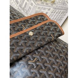 Goyard Boheme Hobo Bag Black & Tan GOBS3101