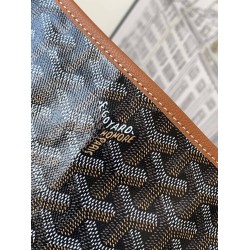 Goyard Boheme Hobo Bag Black & Tan GOBS3101