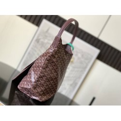 Goyard Boheme Hobo Bag Burgundy GOBS3102