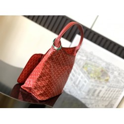 Goyard Boheme Hobo Bag Red GOBS3107