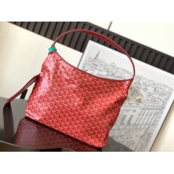 Goyard Boheme Hobo Bag Red GOBS3107