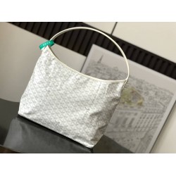 Goyard Boheme Hobo Bag White GOBS3109