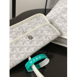 Goyard Boheme Hobo Bag White GOBS3109