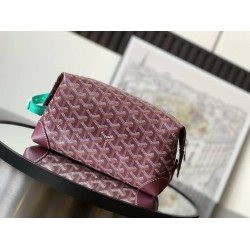 Goyard Bowling 25 Toiletry Bag Burgundy GOBS3365