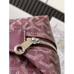 Goyard Bowling 25 Toiletry Bag Burgundy GOBS3365