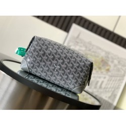 Goyard Bowling 25 Toiletry Bag Grey GOBS3367