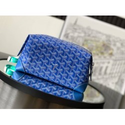 Goyard Bowling 25 Toiletry Bag Sky Blue GOBS3371