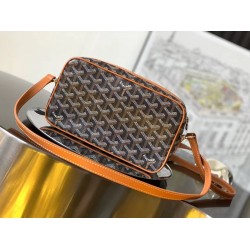 Goyard Cap-Vert PM Bag Black & Tan GOBS3086