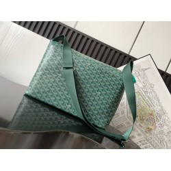 Goyard Capetien MM Messenger Bag Green GOBS3113