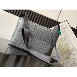 Goyard Capetien MM Messenger Bag Grey GOBS3114