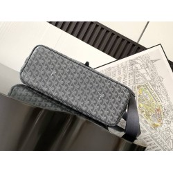 Goyard Capetien MM Messenger Bag Grey GOBS3114