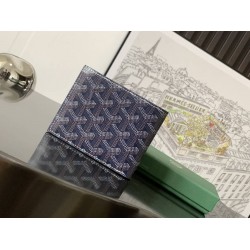 Goyard Card Wallet Navy Blue GOBS3478