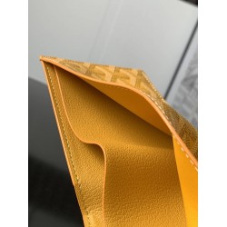 Goyard Card Wallet Yellow GOBS3483