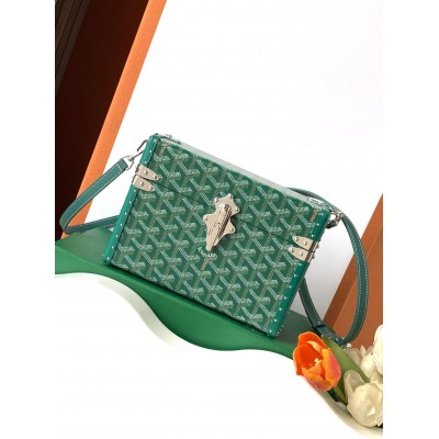 Goyard Cassette Trunk Bag Green GOBS3421