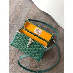 Goyard Cassette Trunk Bag Green GOBS3421