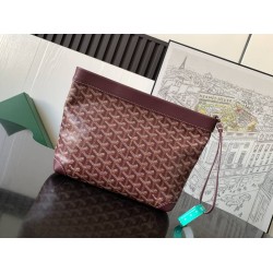 Goyard Conti Pouch Burgundy GOBS3204