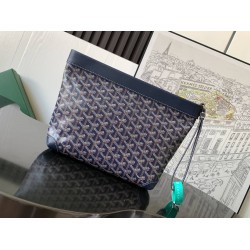 Goyard Conti Pouch Navy Blue GOBS3207