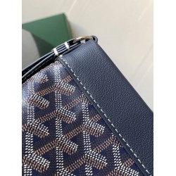 Goyard Conti Pouch Navy Blue GOBS3207