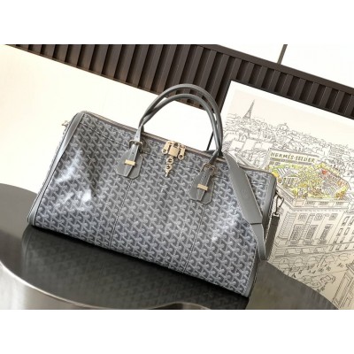 Goyard Croisiere 50 Duffle Bag Grey GOBS3377