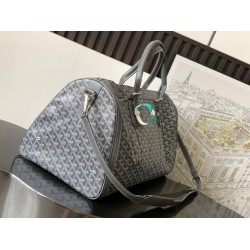 Goyard Croisiere 50 Duffle Bag Grey GOBS3377