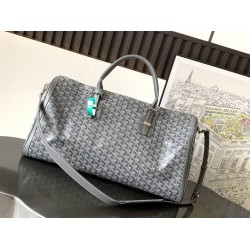 Goyard Croisiere 50 Duffle Bag Grey GOBS3377