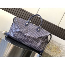 Goyard Duffle Bag 55 Navy Blue GOBS3383