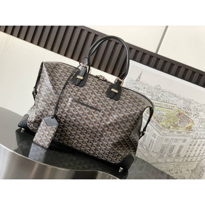 Goyard Duffle Bag Bowling 55 Black GOBS3384