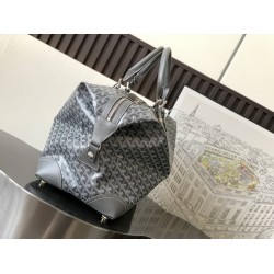 Goyard Duffle Bag Bowling 55 Grey GOBS3387