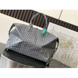 Goyard Duffle Bag Bowling 55 Grey GOBS3387