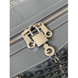 Goyard Duffle Bag Bowling 55 Grey GOBS3387