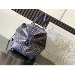 Goyard Duffle Bag Bowling 55 Navy Blue GOBS3388